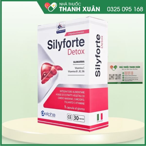 Silyforte Detox - Bổ sung silymarin và một số vitamin cho cơ thể